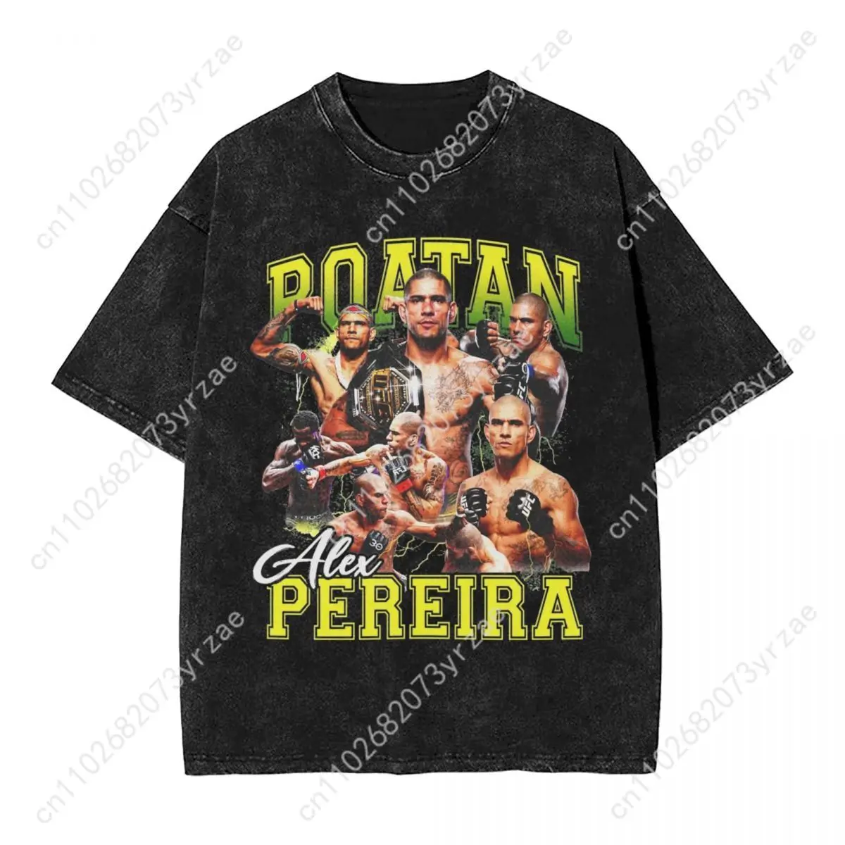 알렉스 페레이라 레트로 워시 티셔츠 남성 여성 고품질 빈티지 티셔츠 코튼 반팔 패션 티셔츠 부드러운 통기성 탑스