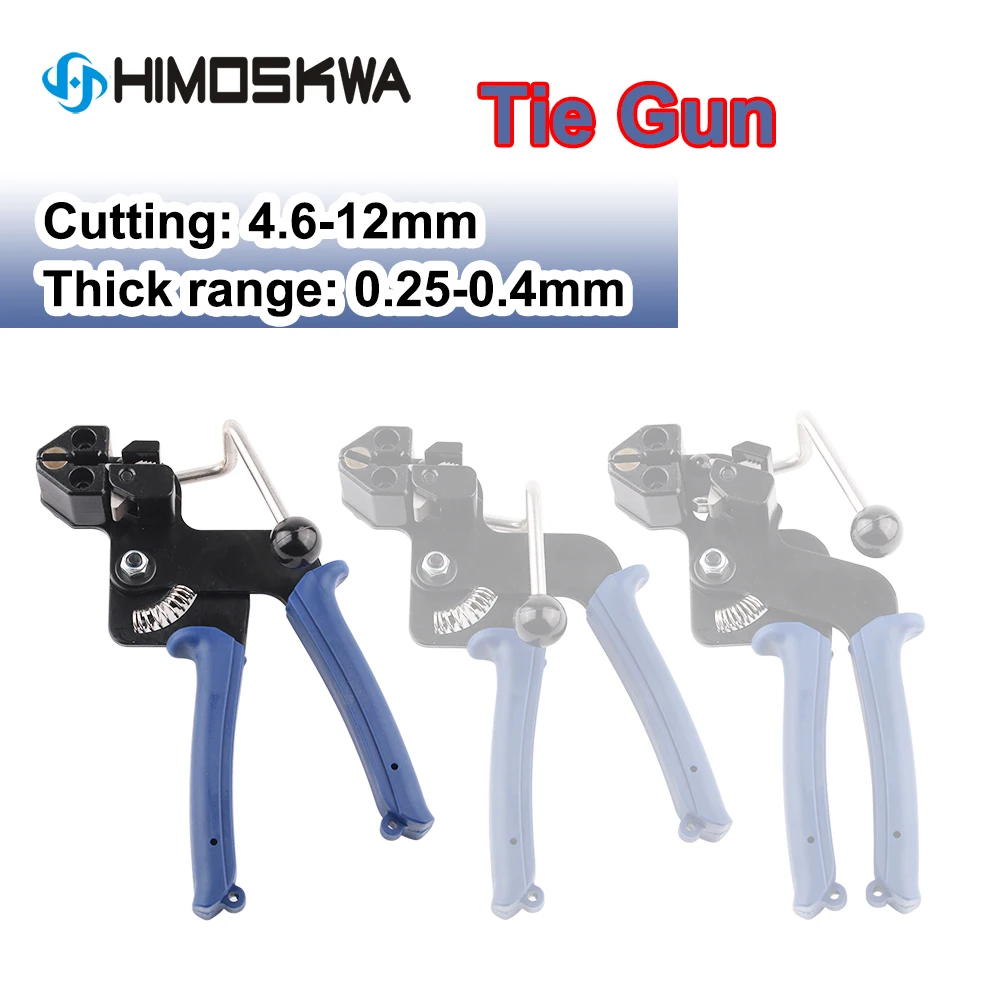 cabo tie gun envoltorio ferramenta metal zip tie tightener tensionamento corte funcional cabo tie gun aco inoxidavel 01