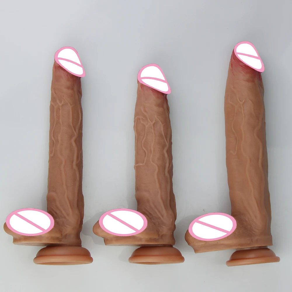 Realistic Silicone Dildo Adult Huge Big Penis With Suction Cup Sex Toys For Women Strapon Vagina Flirting Masturbation Massager