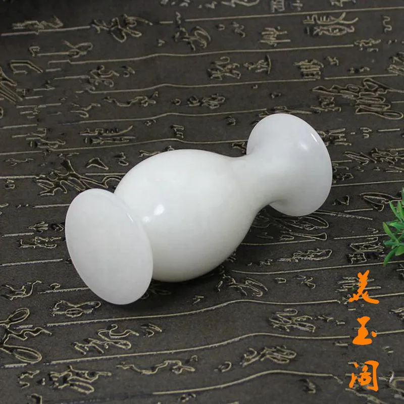 White marble vase ornaments, white marble peace jade ornaments, finely crafted home decoration peace ornaments wholesale