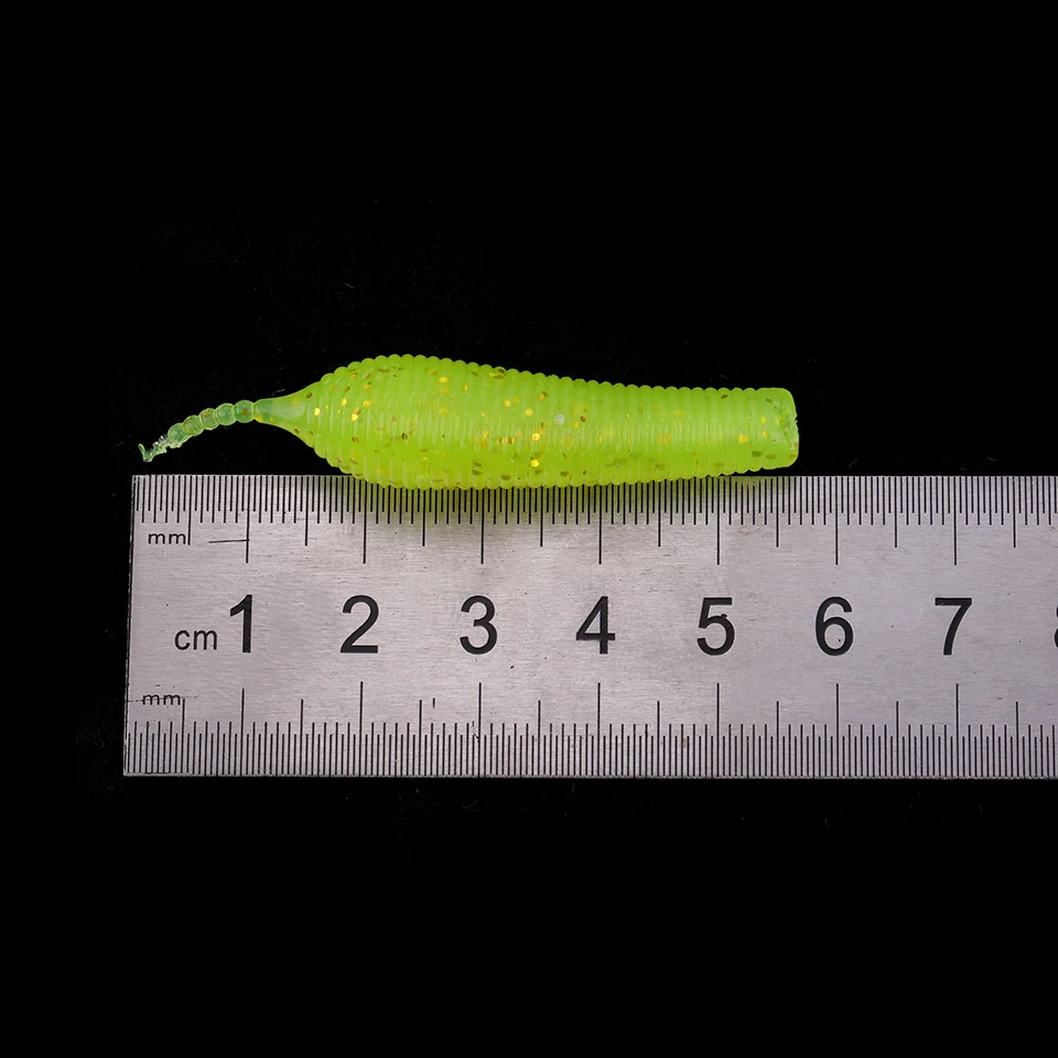 WALK FISH 6PCS 55mm 2.6g Floating Soft Fishing Lures TPR Needle Tail Worm Bait Wobblers Shrimp Artificial Pike Bass Tackle