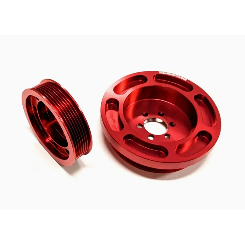 

Custom Single Double Belt Machined Groove Power Steering Pulley Crank Pulley, Water Pump Pulley