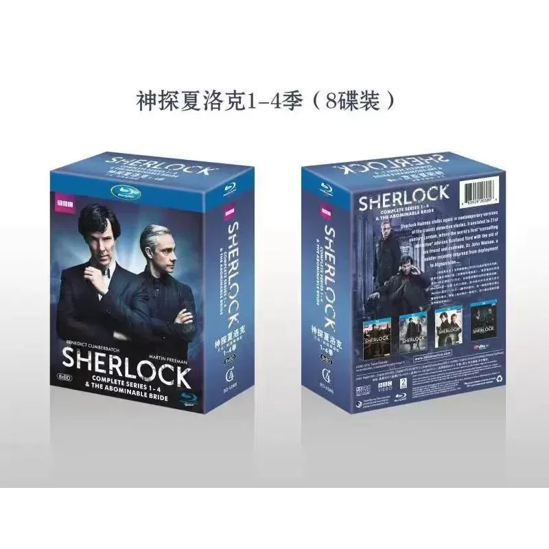 Sherlock The New Holmes Seasons 1 to 4 Eight Disc Set British Mini Series