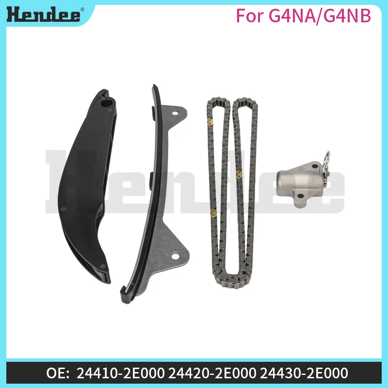 

4 Piece Set Timing Chain Replace Kit For G4NA/G4NB,High-quality Automotive Parts OE:24321-2E000178L,24410-2E000,24420-2E000