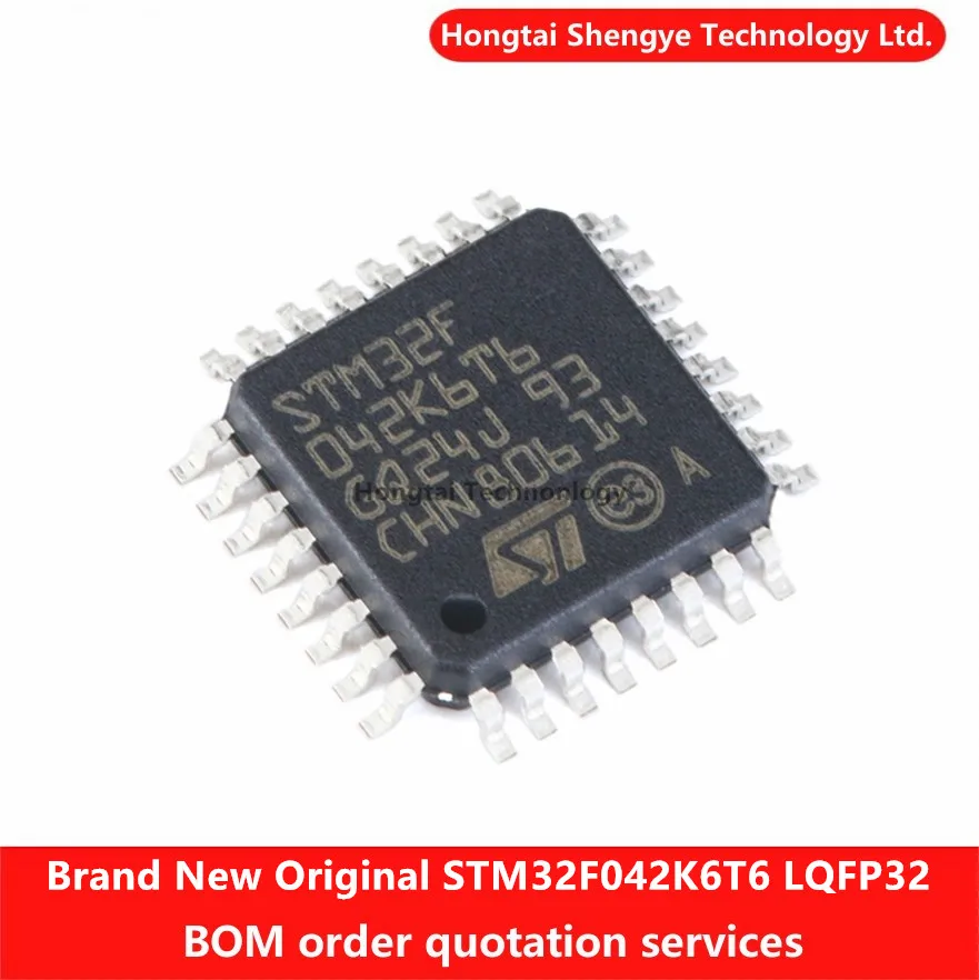 Original Genuine STM32F042K6T6 LQFP-32 ARM Cortex-M0 32-bit Microcontrollers-MCUs