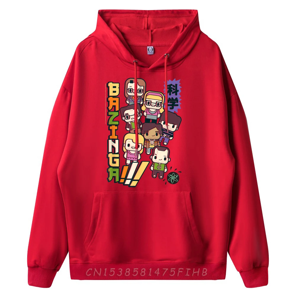 Kawaii Bazinga Characters Print Hoodies For Women Lovers Day Hoodies Normal Hoodies Long Sleeve Discount Round Collar
