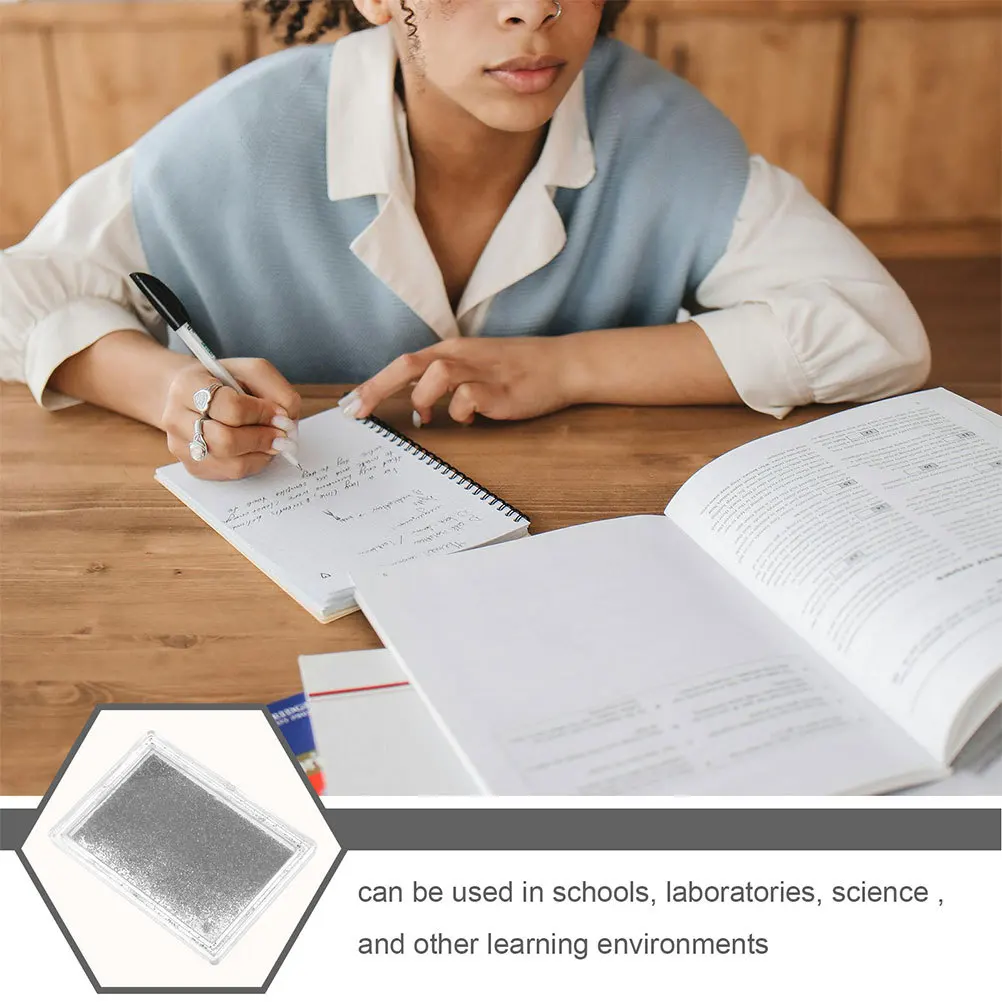 Iron Powder Box for Physics Experiments Magnetic Field Demonstration Kit Science Experiment Supplies for Classroom Lab