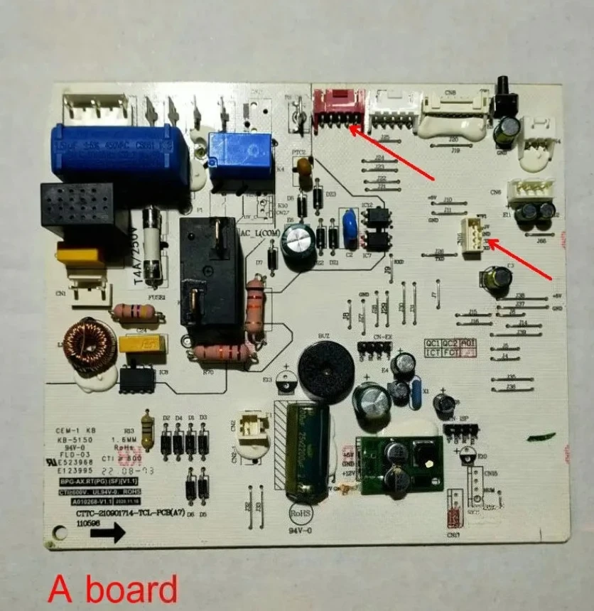 Nueva Placa Electrónica Principal CTTC-210901714-TCL-PCB para Unidad Interior TCL, BPG-AX.RT(PG)(SF) A010268-V1.1 110596