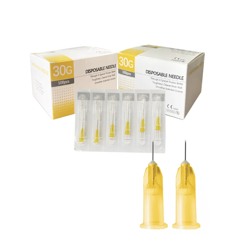 Small Painless Needle Sterile Disposable Single Packaged Teeth Irrigation Tool 30g 31g 32g 4mm 6mm 13mm 33g 34g 1.5mm 2.5mm