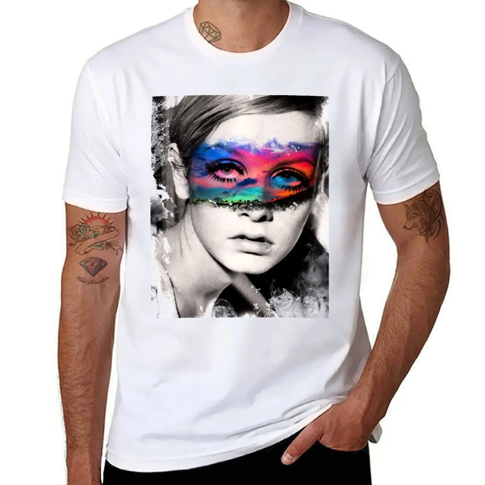 

Twiggy Mask T-Shirt t shirt man designer t shirts cotton 100% T-Shirt