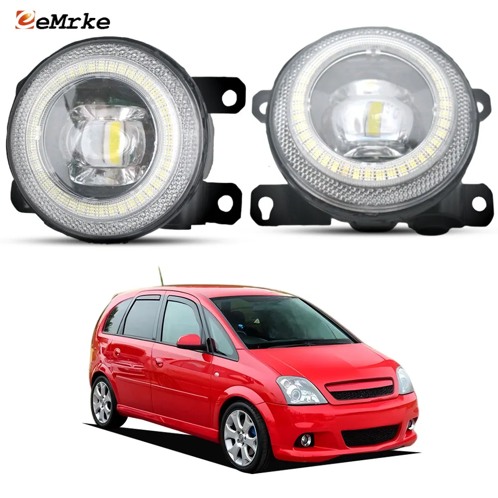feux-antibrouillard-led-gauche-et-droit-pour-opel-vauxhall-opc-vxr-meriva-2006-2007-2008-2009-yeux-d'ange-lampe-de-conduite-drl-accessoires-de-voiture