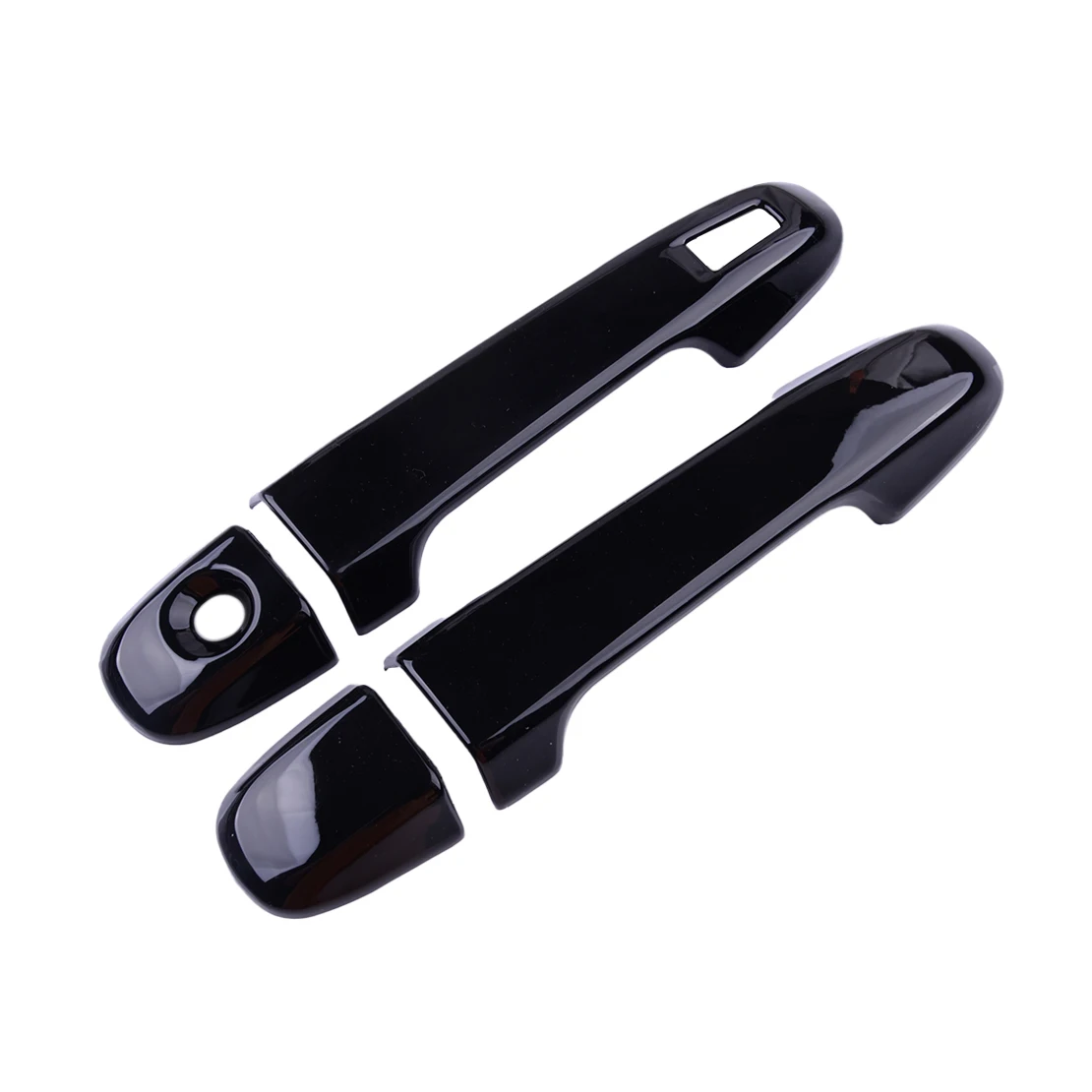 1 Set Car Exterior Smart Door Handle Cover Glossy Black ABS Trim Fit for Subaru WRX 2022 2023