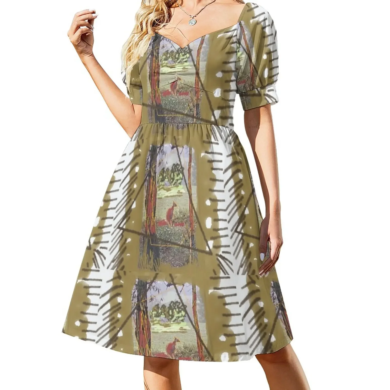 

just the right space for me Short-Sleeved Dress Women dresses summer evening dress woman
