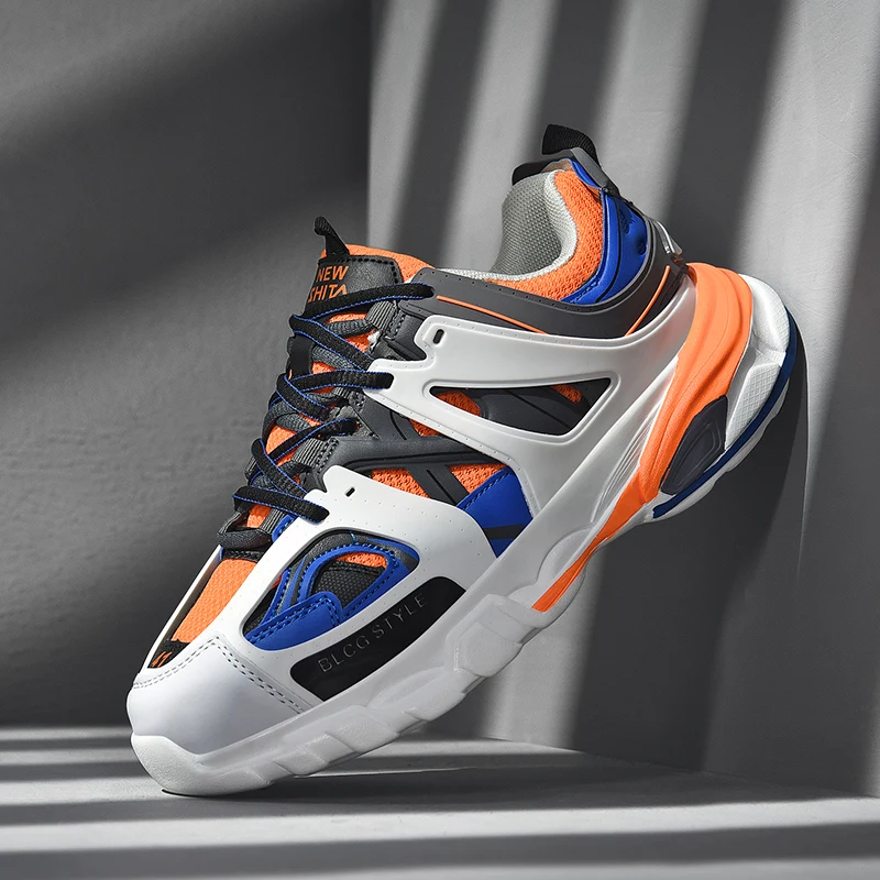 

Men's Breathable Casual Sneakers Luxury Trainer Fashion Loafers Running Shoes - Comfortable Race Shoes for Male