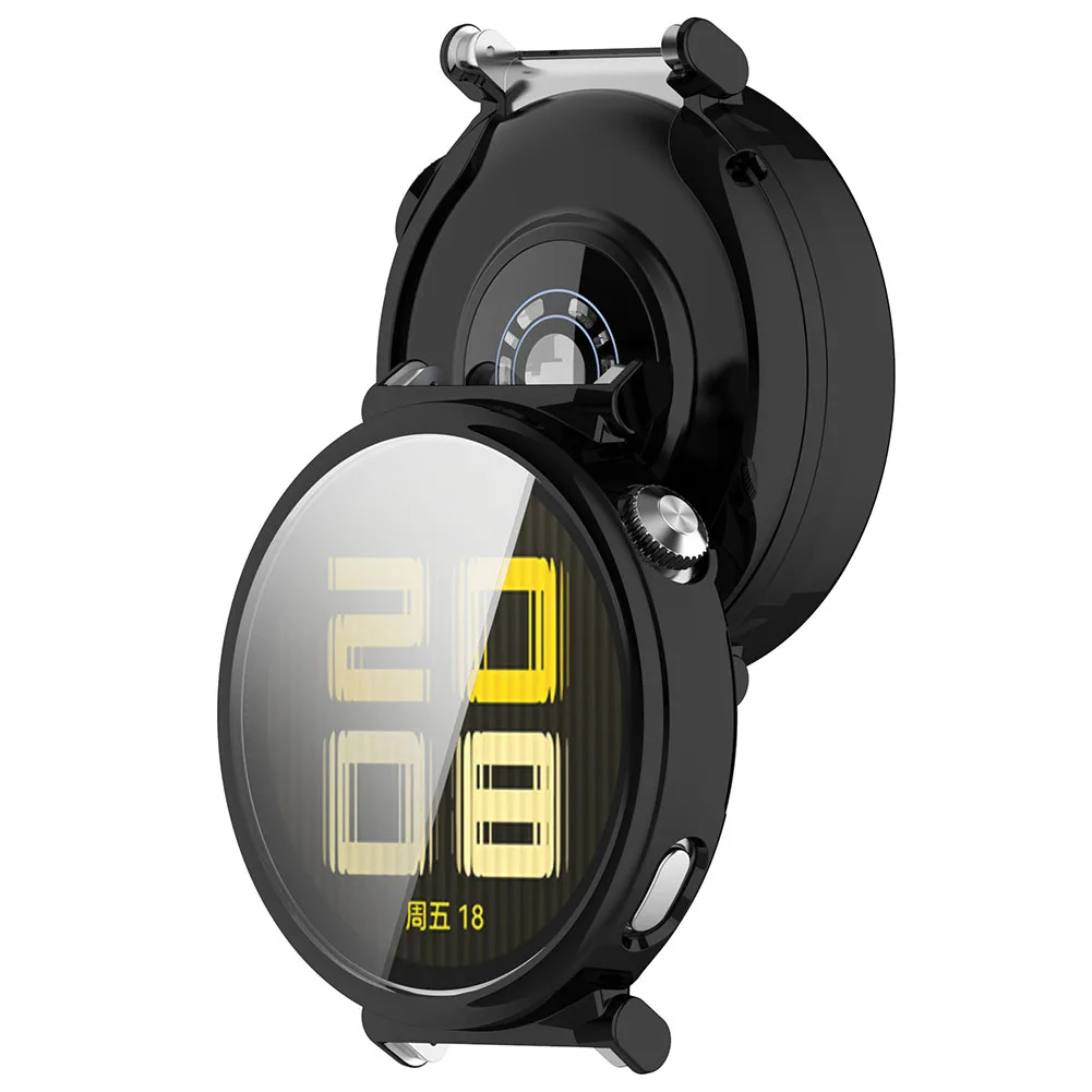 TPU Full Case ป้องกันหน้าจอกรณีป้องกันรอบป้องกัน TPU ฝาครอบกันชนสําหรับ Huawei Watch GT5 41 มม.46 มม.