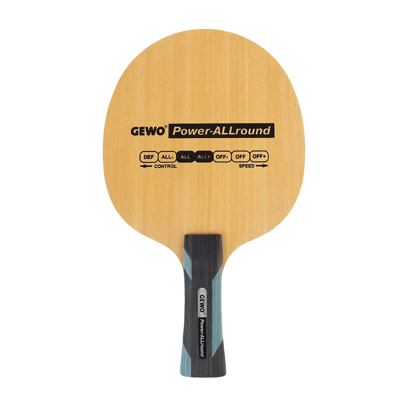 Original GEWO POWER ALLROUND Table Tennis Blade Racket 5 Ply Wood Control Spin Balanced Ping Pong Bat Paddle