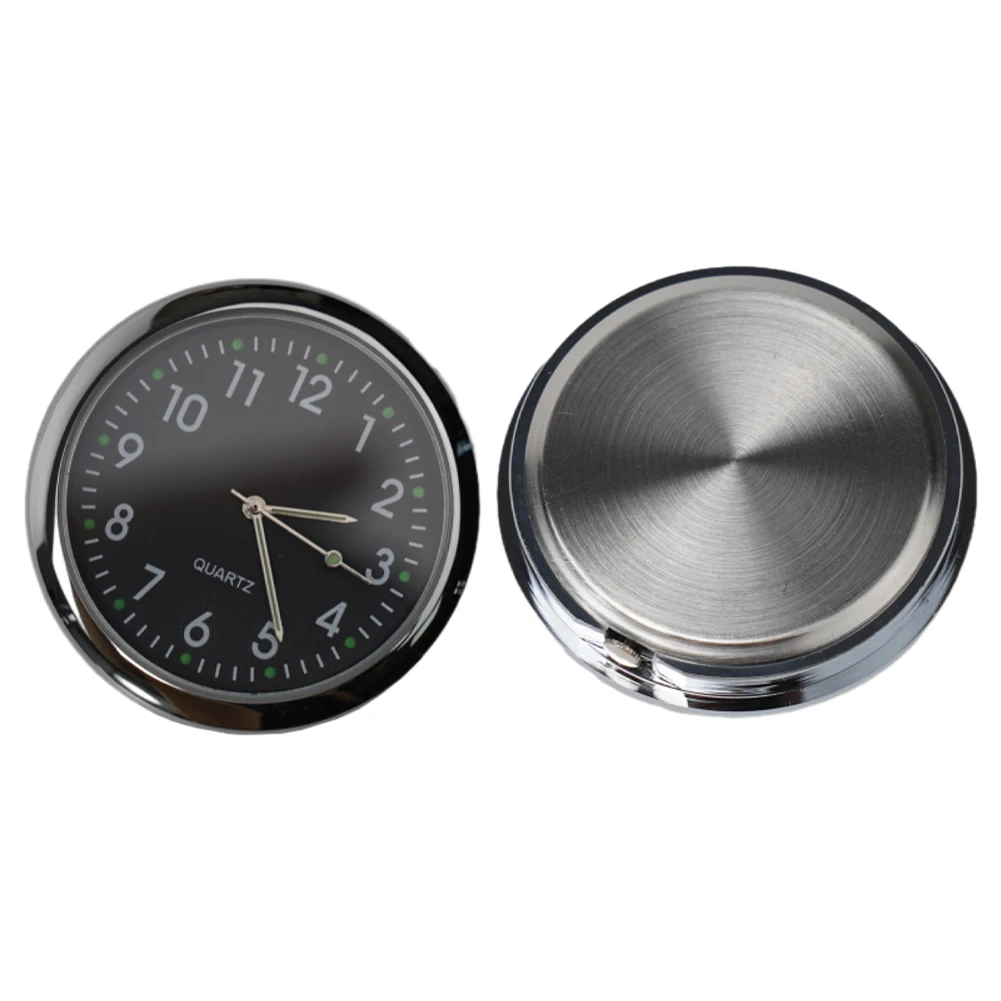 Air Vent Car Clock Watch Black Clock Dashboard Quartz Replaces Watch Accessory Decoration Luminous Parts Air Vent