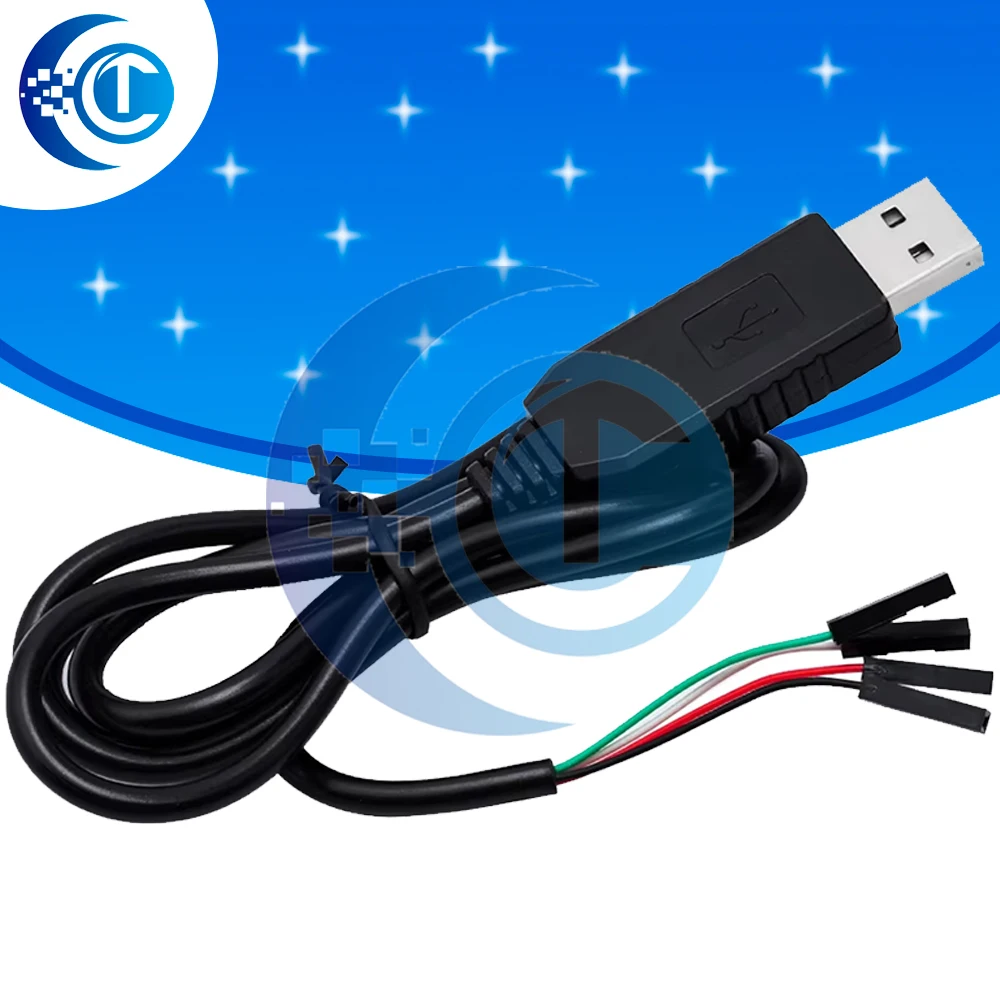 1 шт. USB-кабель с поддержкой COM-модуля USB-RS232 TTL UART PL2303HX автоматический преобразователь