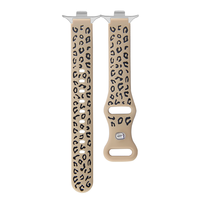 Silicone Wristband For Xiaomi Band 8Pro/Redmi Band 4 Leopard Print Quick Release Waterproof Adjustable Sport Smart Watch Strap