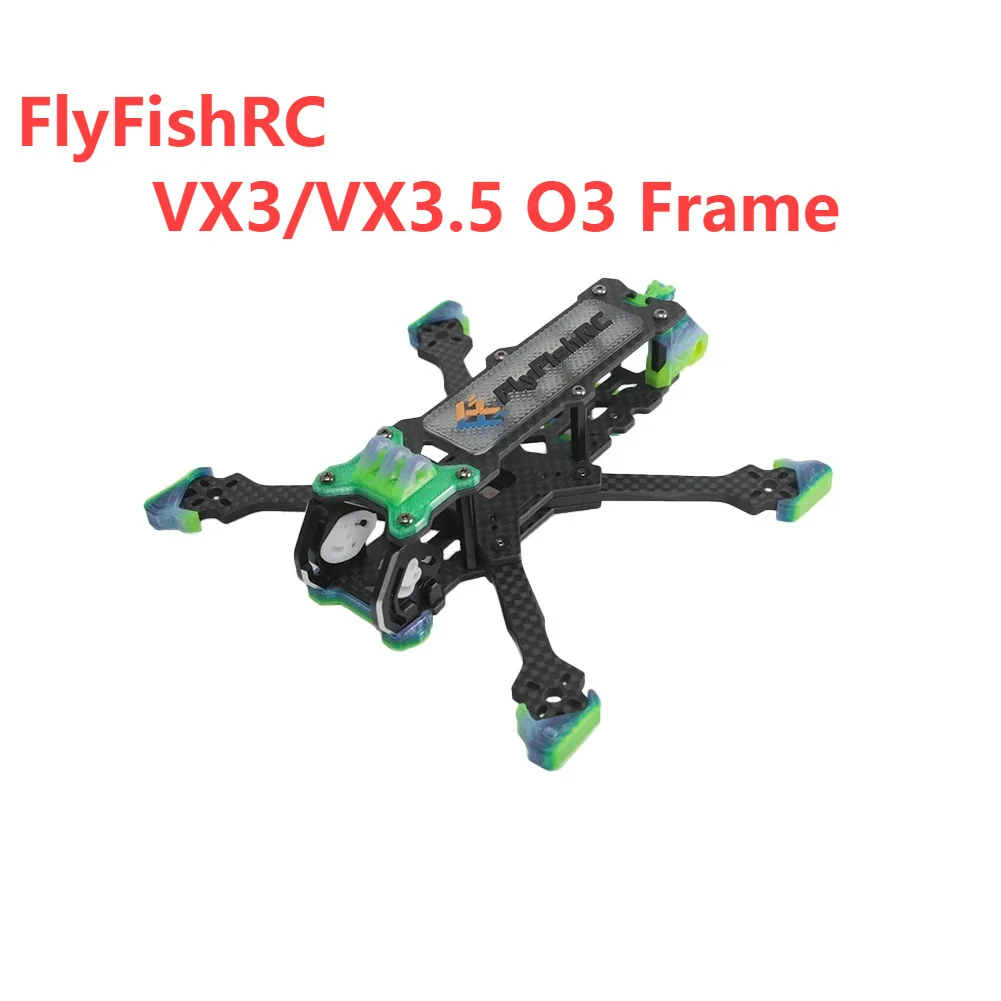 FlyFishRC Volador VX3 VX3.5 O3 Freestyle Frame Kit compatible with DJI O3 Air Unit for FPV RC Racing Drone kit