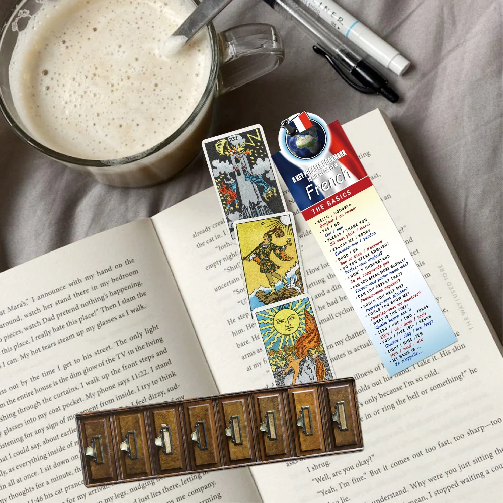 30Pcs Reading Bookmarks Stylish Modern Design Bookmark For Book Lovers Book Marks For Reading School Supplies