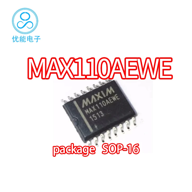 Importado remendo max110aewe pacote sop-16 max110aewe + t conversor analógico-digital max110