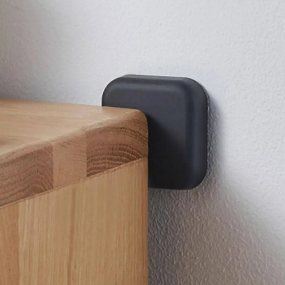 

2026 2Pcs Square Door Stopper Wall Protector Adhesive Door Knob Stopper Anti-collision Pad Shock Absorbent Door Bumper Guard 97