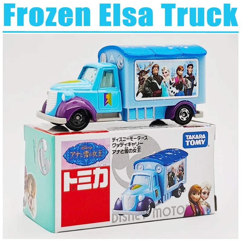 TAKARA TOMY Tomica DISNEY MOTORS Frozen Elsa Truck Legering Speelgoed Motorvoertuig Diecast Metaal Model Geschenken