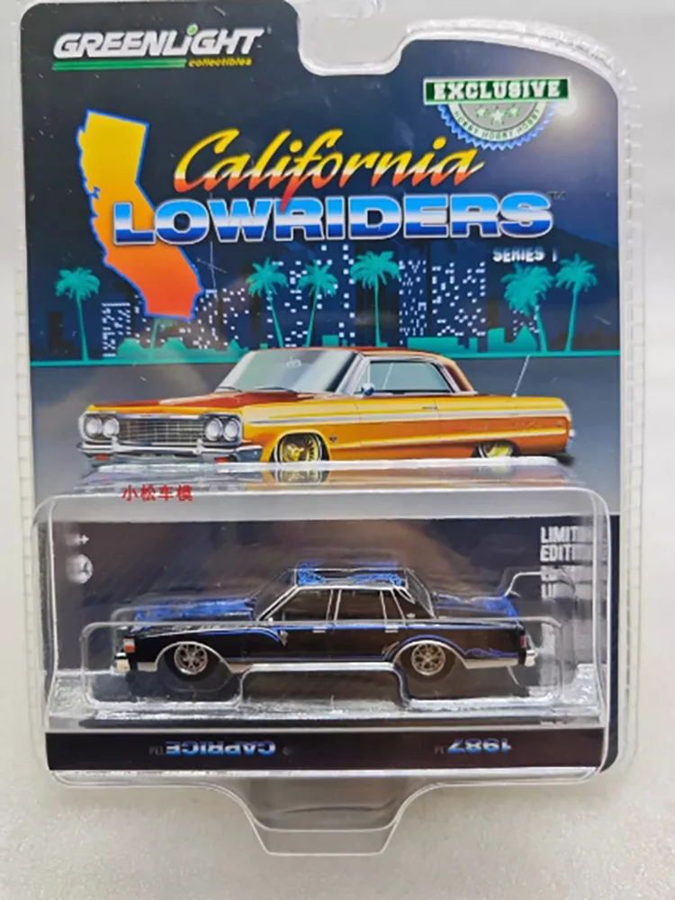 Diecast 1:64 Scale 1-1987 Caprice Alloy Car Model  Collection Souvenir Display Ornaments Vehicle Toy