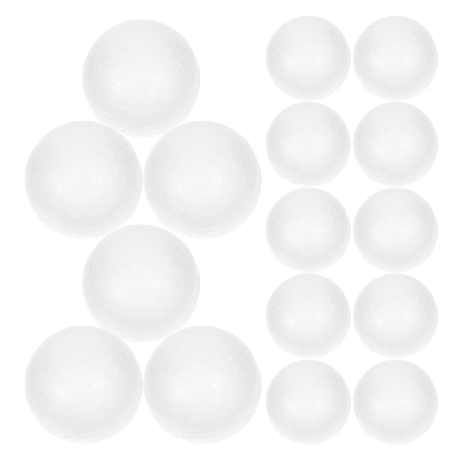 

100pcs Craft Ball Solid Round Spheres White Craft Foam 6cm DIY Wedding Party Decorations Solid Ball Foam Crafts