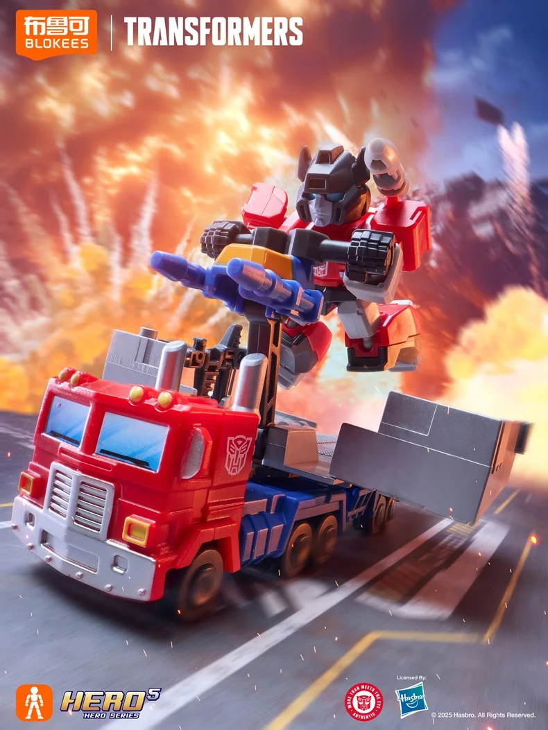 오리지널 블로키즈 트랜스포머 신제품 GV05-12PCS 옵티머스 프라임 사운드웨이브 갈바트론 사이클로너스 액션 피규어 로봇 컬렉션 장난감