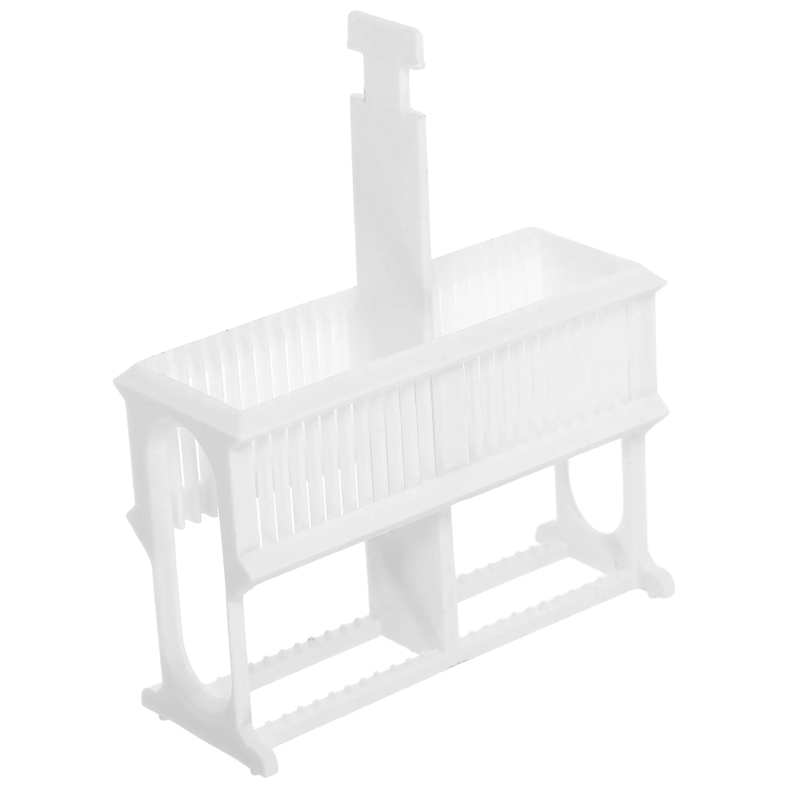 Slide Staining Rack Microscope Slides for Experiments Laboratory Plastic Holder Storage Glass