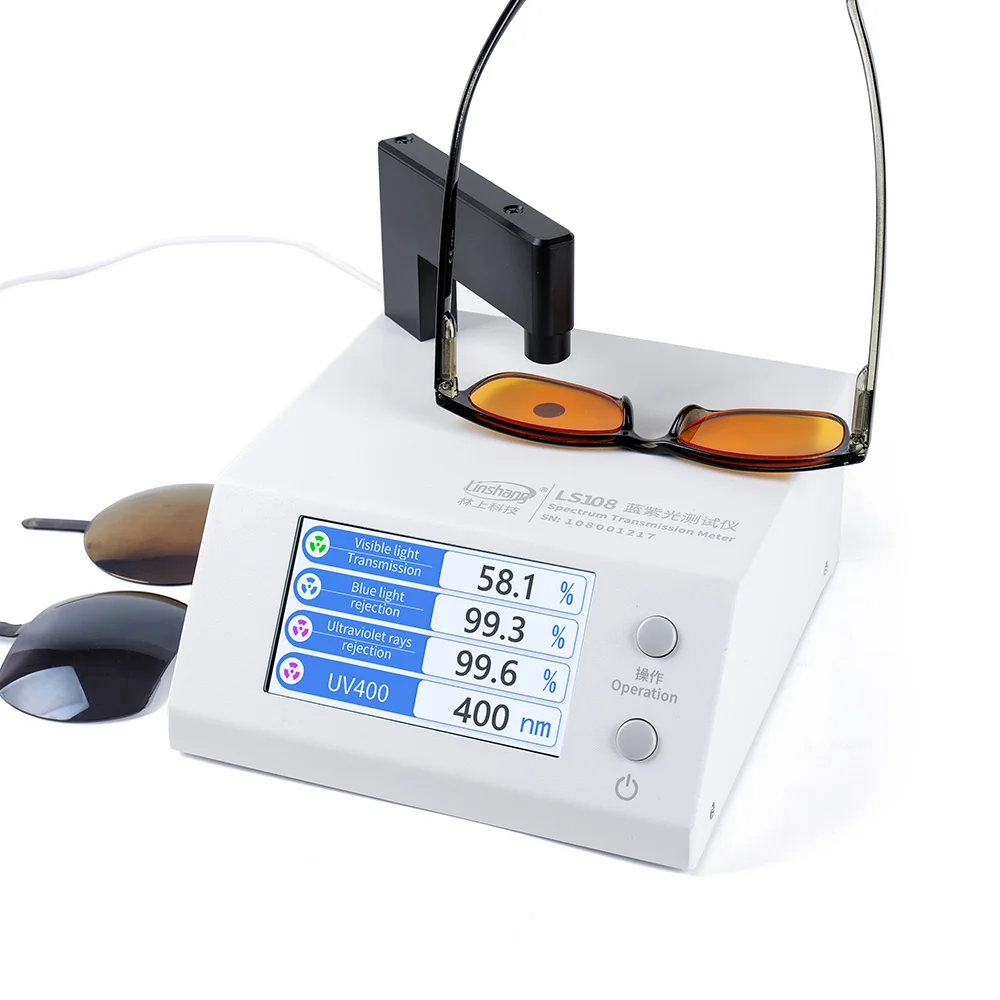 

Pro Grade UV Transmittance Tester LS108 Uv400 Tester Blue Light Transmittance Meter for UV400 Sunglasses