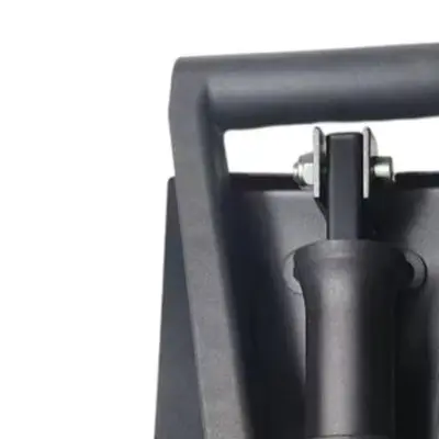 Black Folding Steel Shovel 58CM With Anti-Slip PP Handle For Outdoor Camping Hiking Car Snow Clearing Digging Tool Garden Equipm
