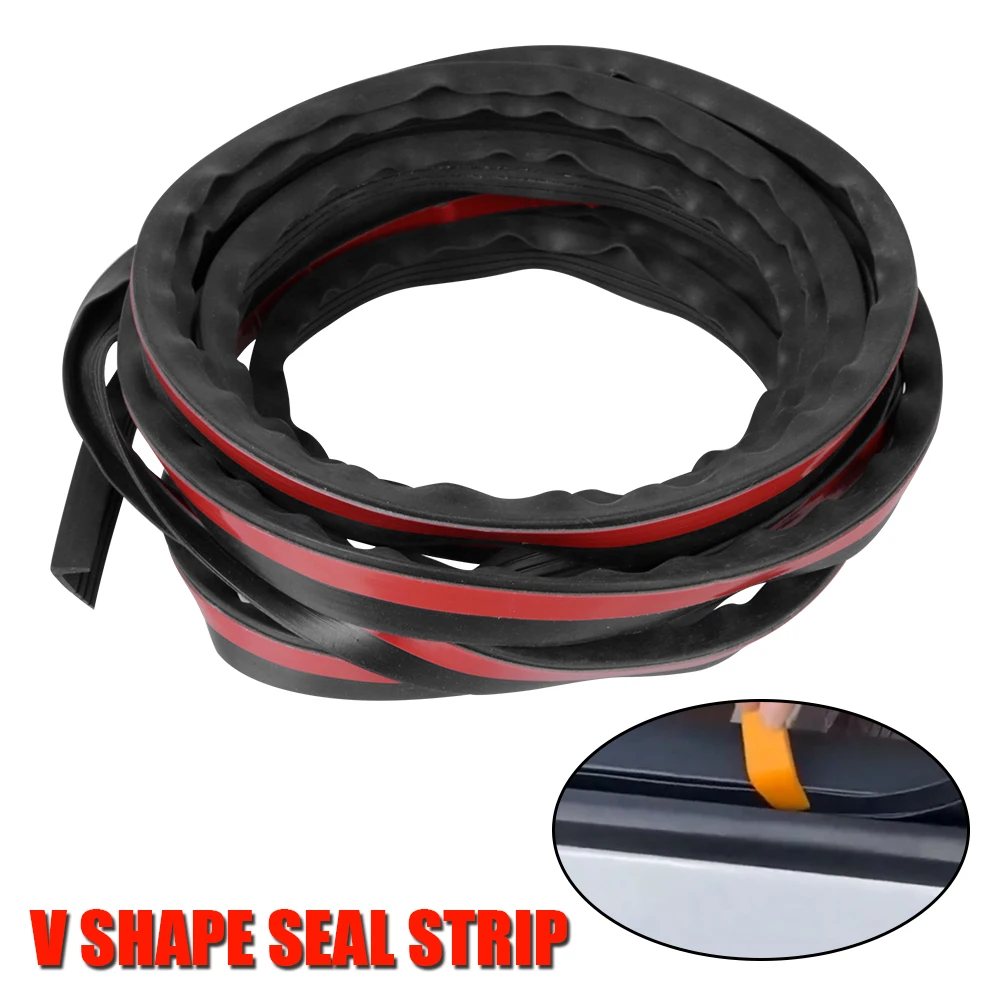 

Noise Insulation V Shape Weatherstrip Car Window Seal Strip Auto Rubber Side Window Filler Car Side Window Sealing Strip