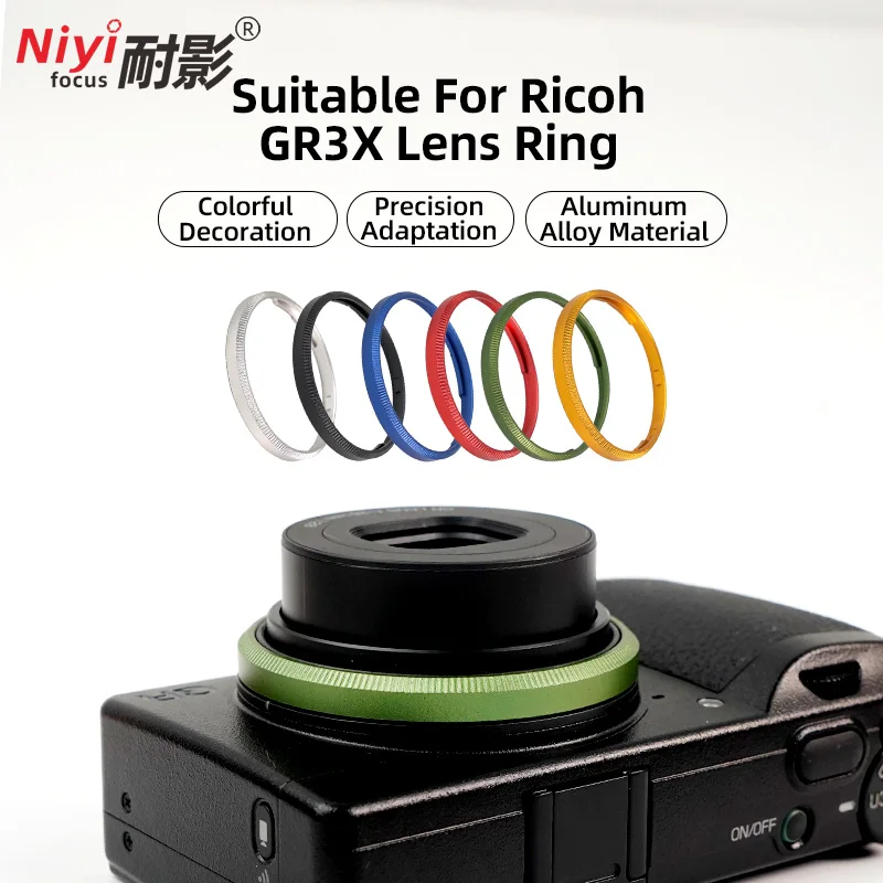 

Металлическая защитная передняя крышка для объектива Ricoh GR4 GR GR2, антипылевая, адаптерное кольцо 49 мм для GR3 GR3X, УФ-фильтр MRC, аксессуары для камеры