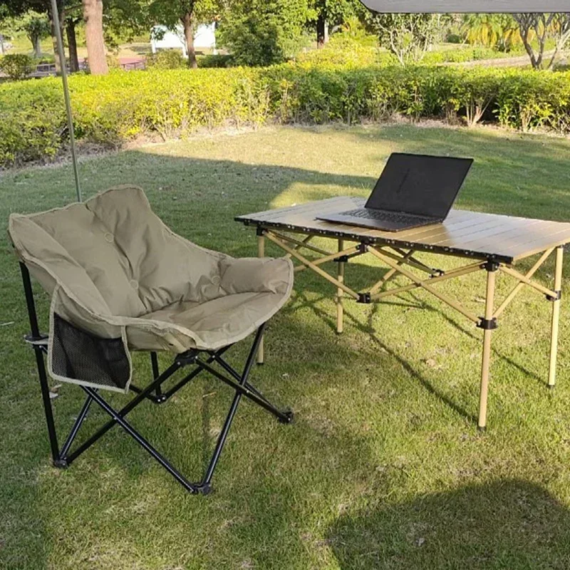 Silla de playa reclinable portátil para Picnic, pesca, Camping, silla de playa cómoda y ligera, muebles de exterior para relajarse y turísticos