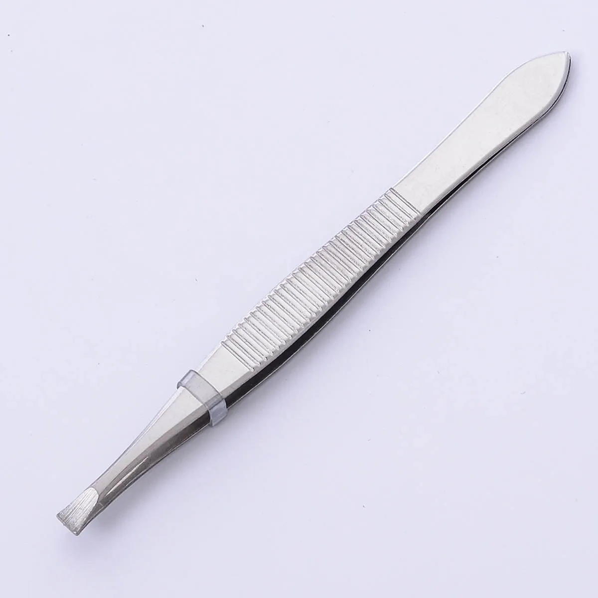 Portable Eyebrow Hair Tweezers Professional Eyebrow Hair Removal Tweezer Flat Tip Tool Stainless Steel Convenient Small No Rust