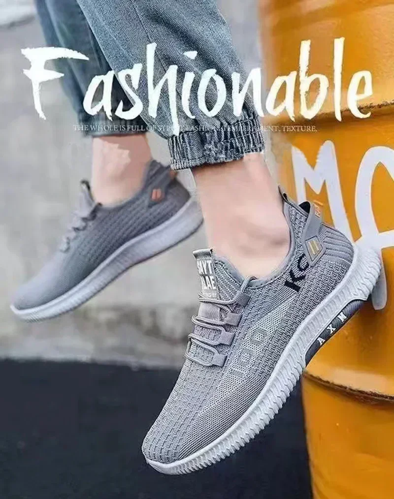 2024Summer New Mesh Sports Shoes dla mężczyzn Anti-Odor Casual Shoes