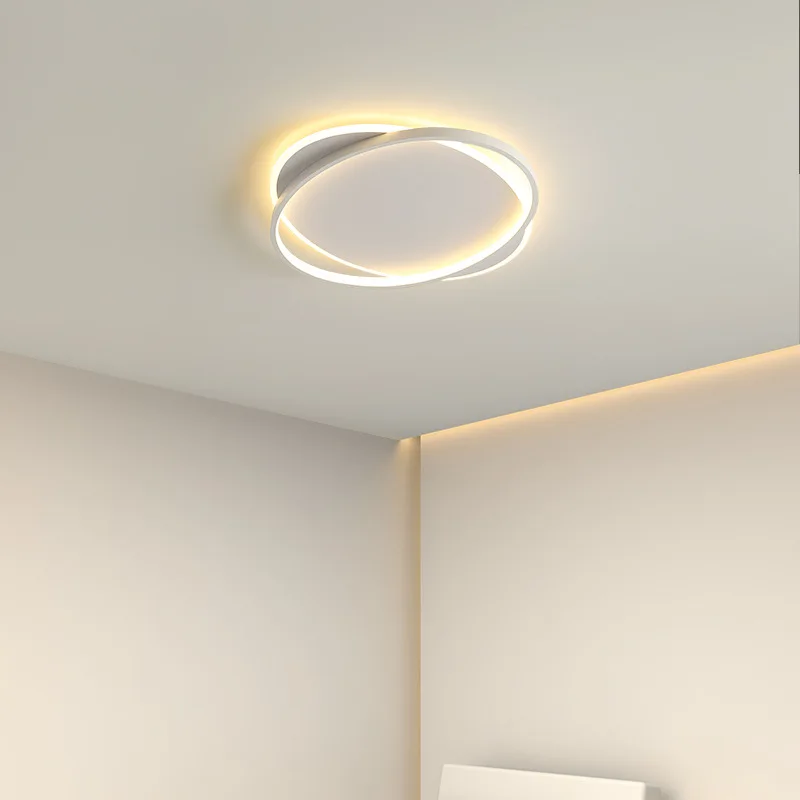 Luz criativa do teto da arte do ferro, luminária ultra fina e minimalista, moderna, simples e personalizada, nova