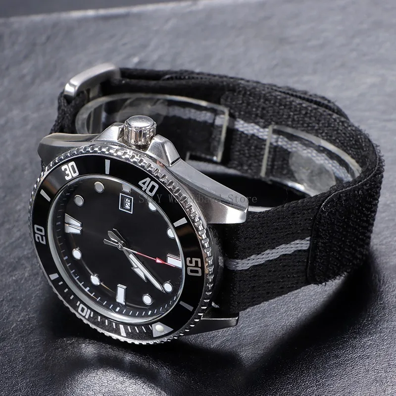 For Tudor FXD Bayview Little Red Flower Bluedon Dividing Wrist Bracelet Military Nylon Watch Band Strap 20/22mm Canvas Wristbelt