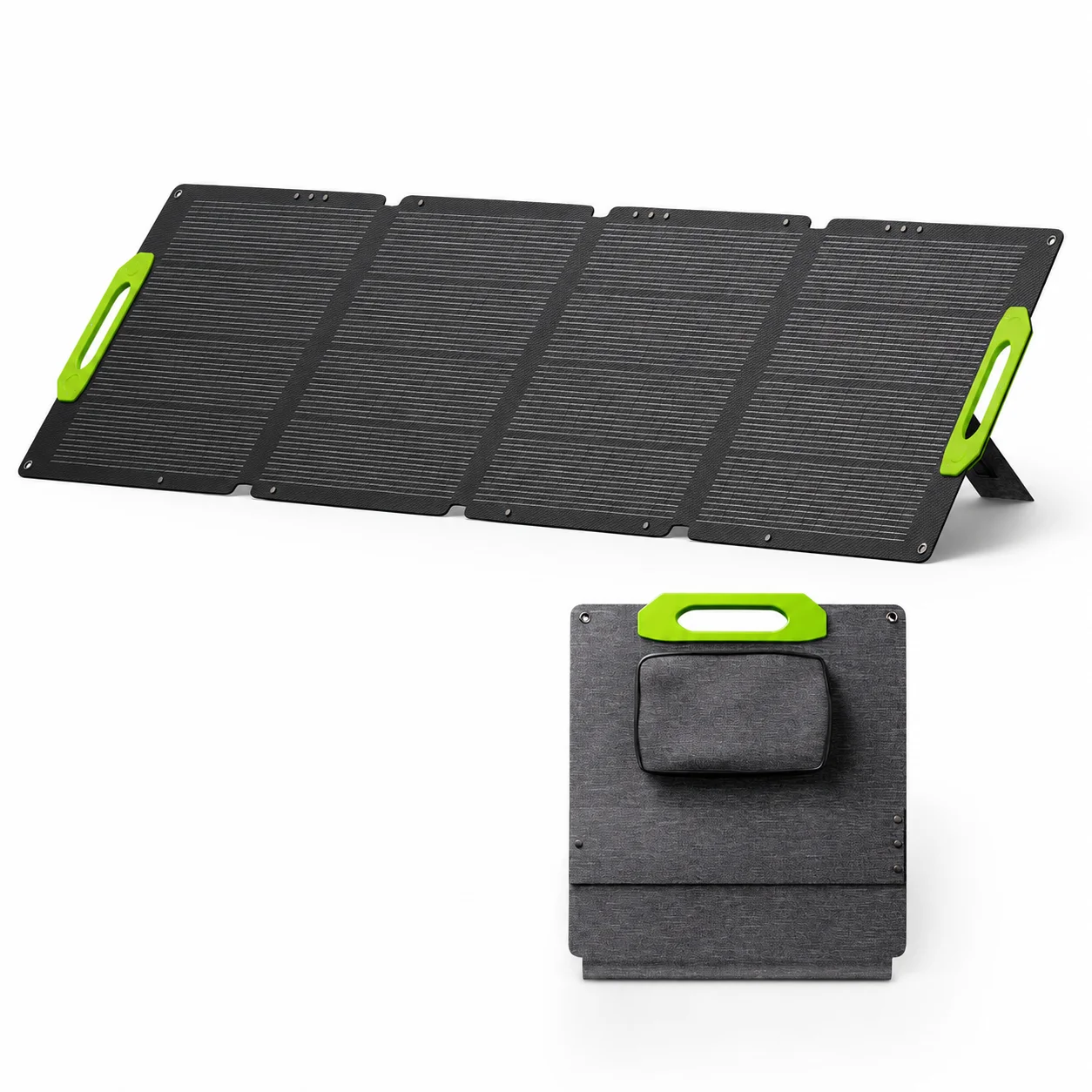 Faltbares Solarpanel 100 W/200 W/300 W/400 W, tragbares monokristallines Solarmodul mit ETFE-Oberfläche für Powerstation, Wohnmobil und Camping