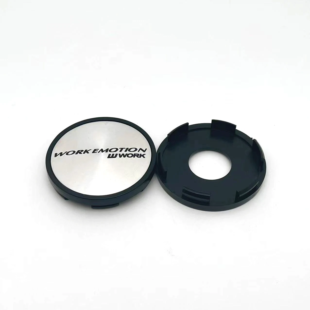 4PCS/Lot 63MM 3Colors Car Wheel Center Cap Emblem Sticker For Work Emotion Racing Wheel Cover Protector Hub Cap Sticker
