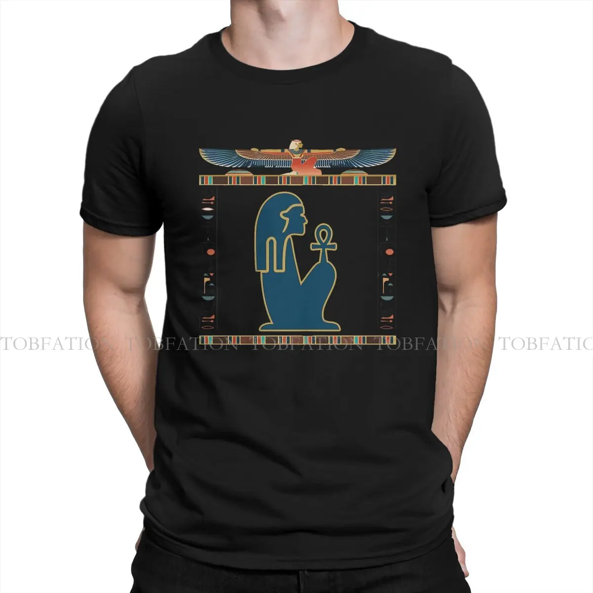 Ancient Egypt Egyptian Crewneck TShirts Tutenkhamon Pharaoh Ankh History Hieroglyphics Cool Distinctive Homme T Shirt Funny Tops