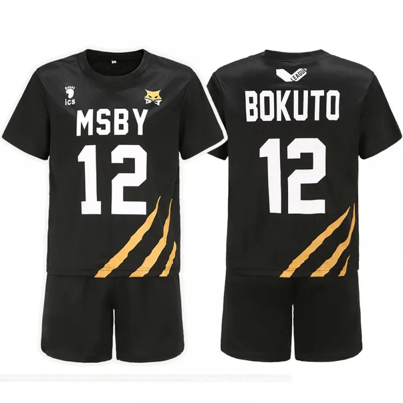 Anime Miya Atsumu Cosplay Jersey Msby Black Jackal Cosplay T-Shirt with Pants Sport Suits Halloween Carnival Party Suit