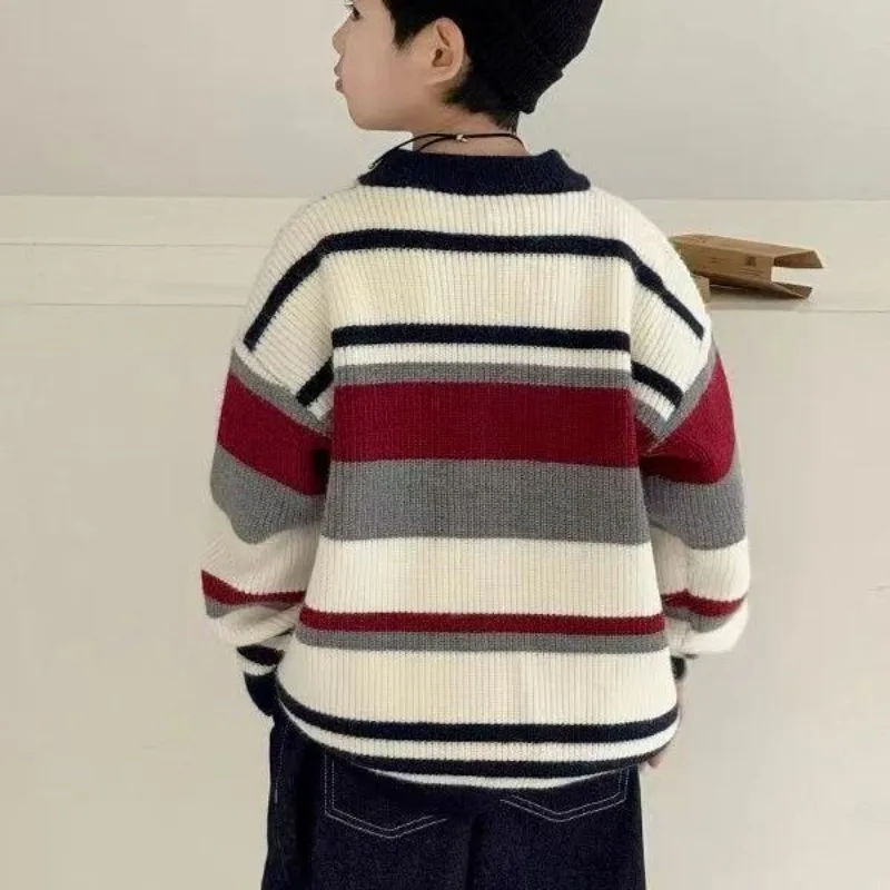 Striped Boys Winter Sweater 3