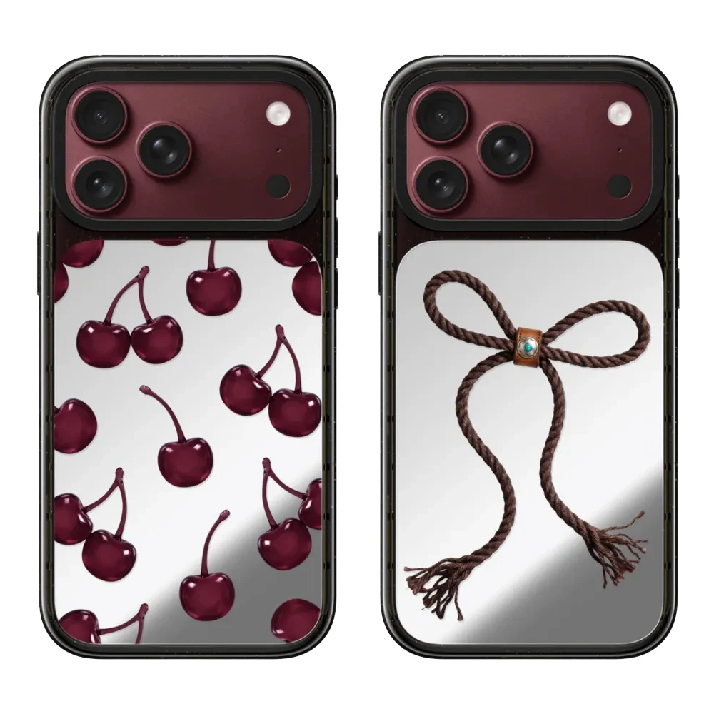 New Crystal Glaze Mirror Surface For MagSafe Phone Case For iPhone 18Pro 17 Pro Max Magnetic Customizable Patterns Cover