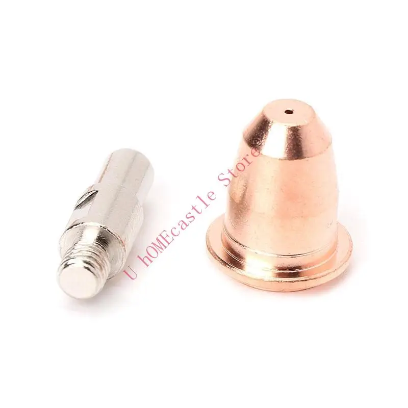 

63HF 10Pcs/Set S45 Consumables Electrode 0.8mm Nozzle Tip For Plasma Cutter Torch