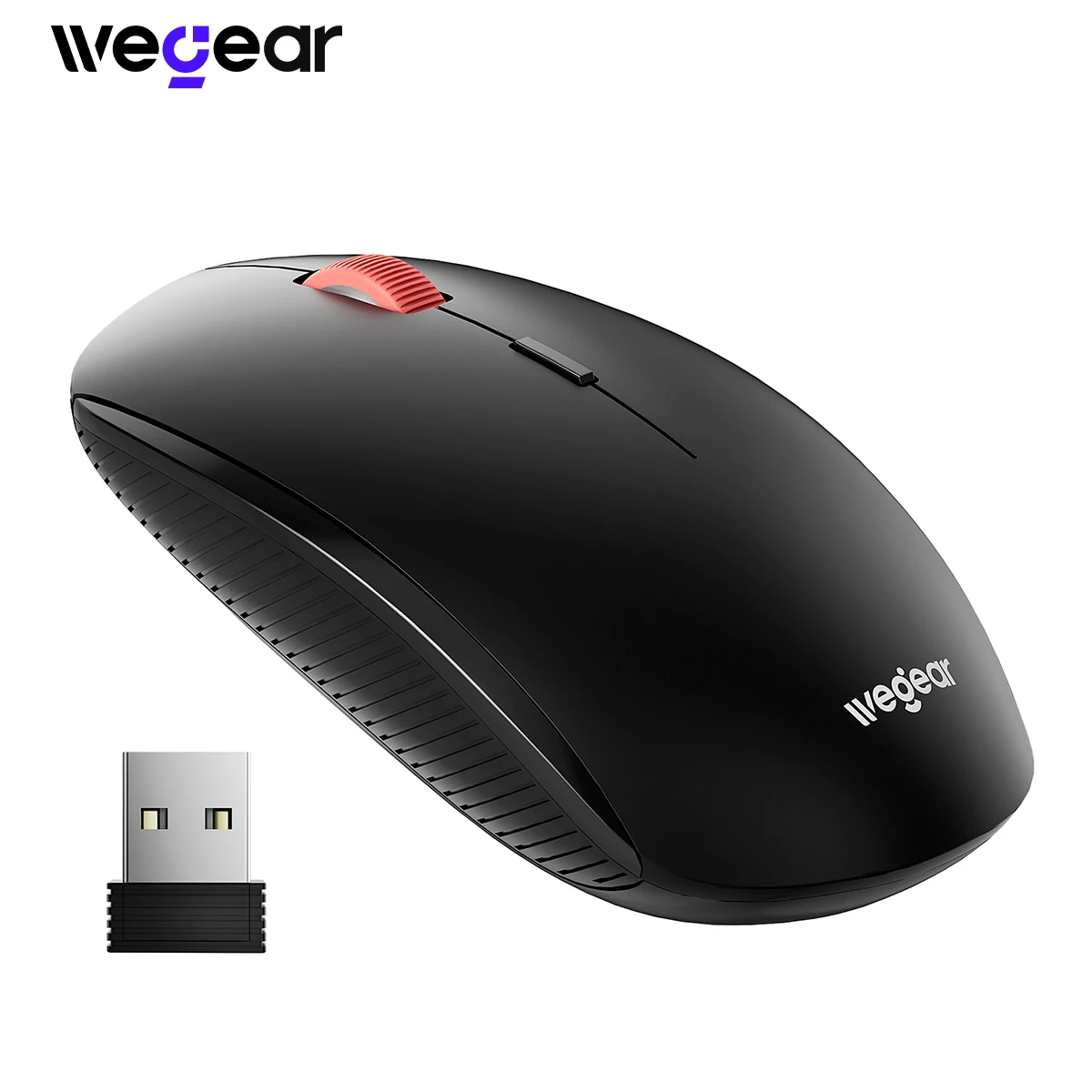 

wegear Wireless Mouse 2.4G Slim Mini Cordless Mouse Ergonomic Grips 5Level Adjustable 4000DPI Portable Optical Computer Mice
