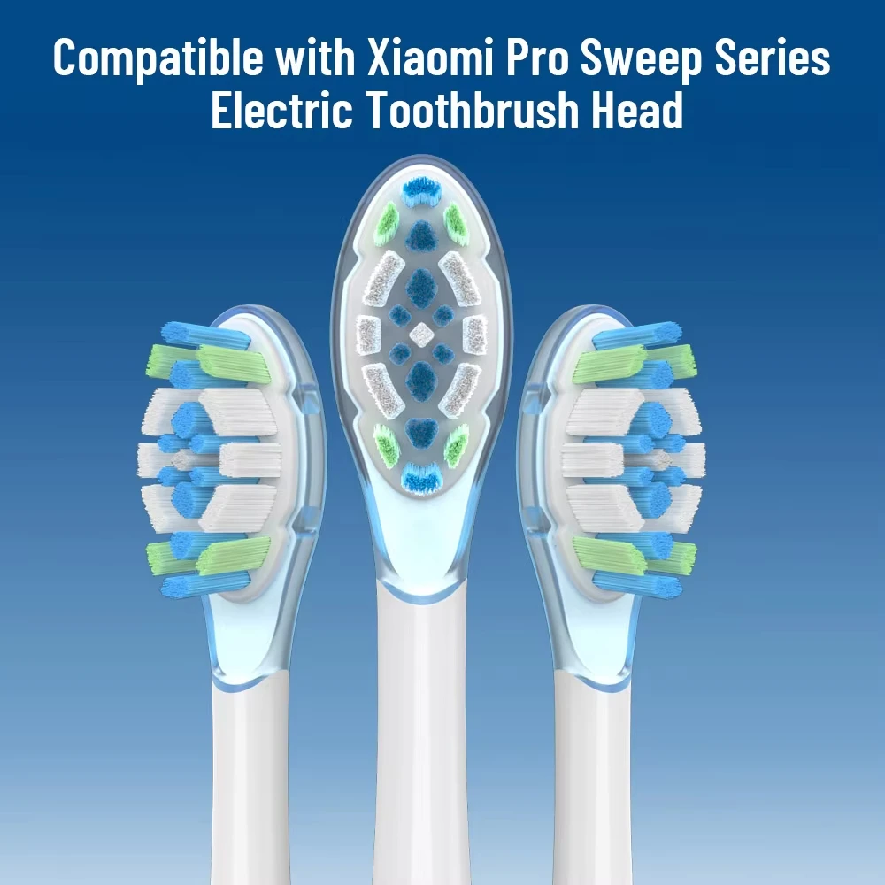 Compatible with Xiaomi Mijia Sonic Sweep Cushioned Care Tooth brush Pro Electric Toothbrush Head Mes609/610 Bristle Nozzle